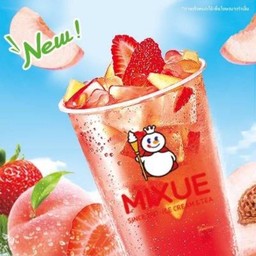 ชาเขียวสตรอว์เบอร์รีพีช