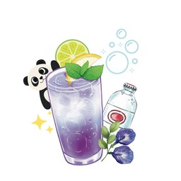 อัญชันมะนาว โซดา