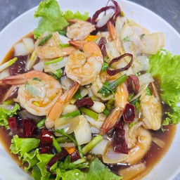 กุ้งซอสมะขาม