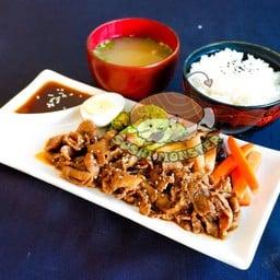 Pork Teriyaki Don ข้าวหมูเทริยากิ พร้อมซุป