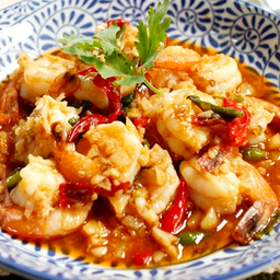 ผัดพริกขี้หนู (กับข้าว)