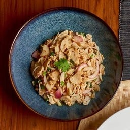 ลาบเห็ดฟางหมูสับ