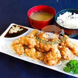 Fried Chicken Don ข้าวไก่ทอด พร้อมซุป