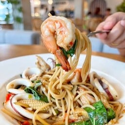 สปาเก็ตตี้ขี้เมากุ้ง