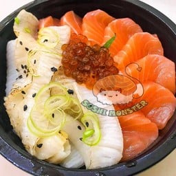 Engawa Mon Don ชุดข้าวเอนกาวะ+Salmon