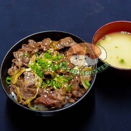 Gyu Don ข้าวหน้าเนื้อ พร้อมซุป