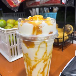 นมสดคาราเมลปั่น
