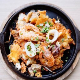 ทะเลทอด กุ้ง หมึก หอย