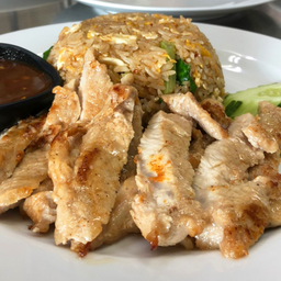 DL ข้าวผัดสเต็กหมู จิ้มแจ่ว  *กลับบ้าน
