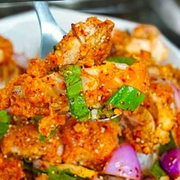 (กับข้าว)ลาบหมูทงคัดซึ แซ่บทั้งครอบครัว ให้เครื่องแบบจุกๆ แน่เครื่อง มะนาวแท้