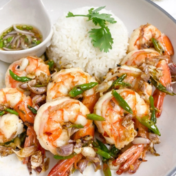 ข้าว ผัดพริกขี้หนู