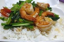 ข้าวคะน้ากุ้ง