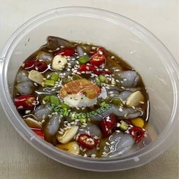 กุ้ง (6pcs.)+ข้าว+สาหร่าย ดองซีอิ้วญี่ปุ่น