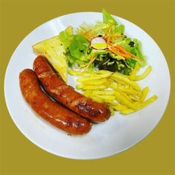 สเต็กไส้กรอกหมู