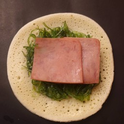 ยำสาหร่าย+แฮม