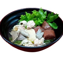 ต้มเลือดหมูจิงจูฉ่าย