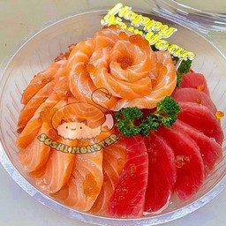 Ko Twin Salmon (300g.+Tuna 150g.+Ikura)