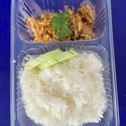 ข้าวหมูกระเทียม