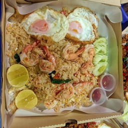 ข้าวผัดกุ้ง(XL)ไข่ดาว2ฟอง