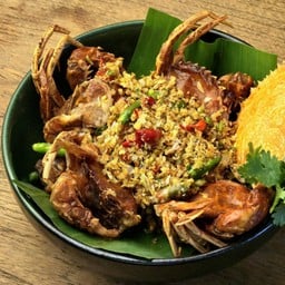 ปูนิ่มทอดพริกเกลือ