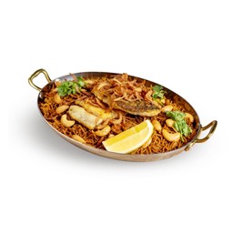 ข้าวปลากะพงซอสเซยาดีห์