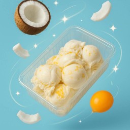 ไอศกรีมไข่แข็งแบบกล่องครึ่งกิโลอร่อยจุใจ (เหลือ 1 กล่องค่ะ)