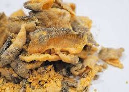 หนังปลาแซลมอนทอดกรอบ