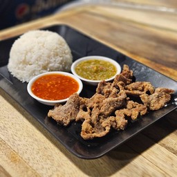 ข้าวหมูทอดกั๊ด