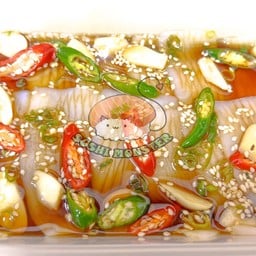 หมึกอิกะ ดองน้ำปลากวนS (6pcs.)+สาหร่ายแผ่น