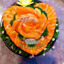 Sushi Cake 1pond. ซูชิเค้ก 1ปอนด์(หัวใจ)