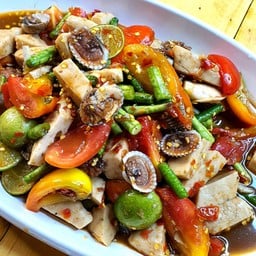เกาเหลาหอยแครง+หมูยอ