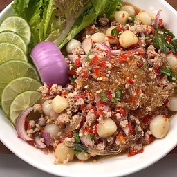 ยำเส้นแก้วหมูสับ