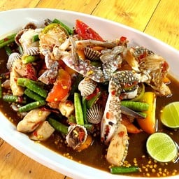 เกาเหลาปูม้า+หอยแครง+หมูยอ
