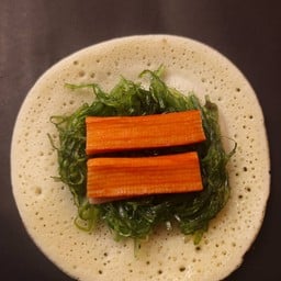 ยำสาหร่าย+ปูอัด