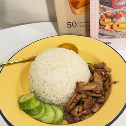 ข้ามหมูทอดกระเทียม