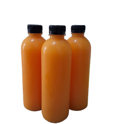น้ำส้มคั้นแท้ 100% (เนื้อส้ม) Orange Juice with Orange Fresh 500 ml.