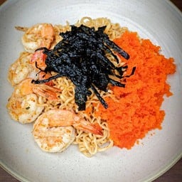 มาม่าผัดไข่กุ้ง