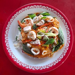 ข้าวไข่เจียวห่อหมกทะเล