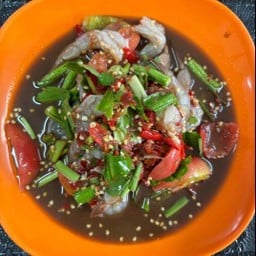 ตำเหลากุ้งสดปลาร้า