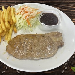 เนื้อพรืกไทยดำ ซอสหมาล่า