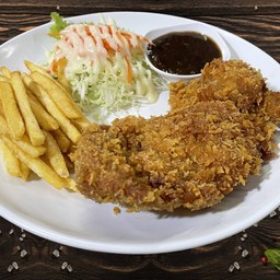 สะโพกไก่สไปร์ทซี่ทอด