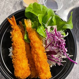 ข้าวหน้ากุ้งเทมปุระ