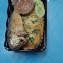 ข้าวน้ำพริกปลาทู+ไข่เจียว