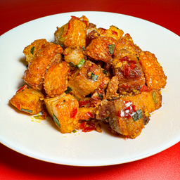 ผัดพริกเกลือ กับข้าว (LINEMAN)