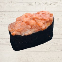 ซูชิหน้าสลัดแซลมอน