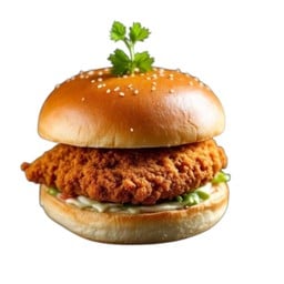 เบอร์เกอร์ไก่ทอดเด้อจ้า