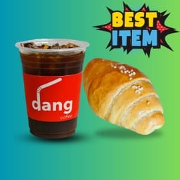 [เซตสุดฮิต] อเมริกาโน่เย็น (Iced Americano) + ชิโอะปัง (Shiopan)