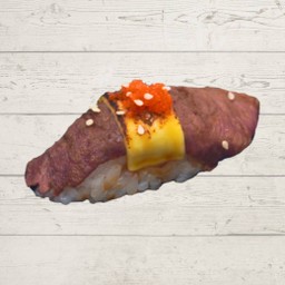 ซูชิหน้าเนื้อวากิวชีส