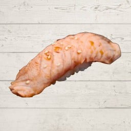 ซูชิหน้าแซลมอนเบิร์นไฟ