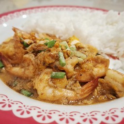 ข้าวไข่ขยี้กุ้ง